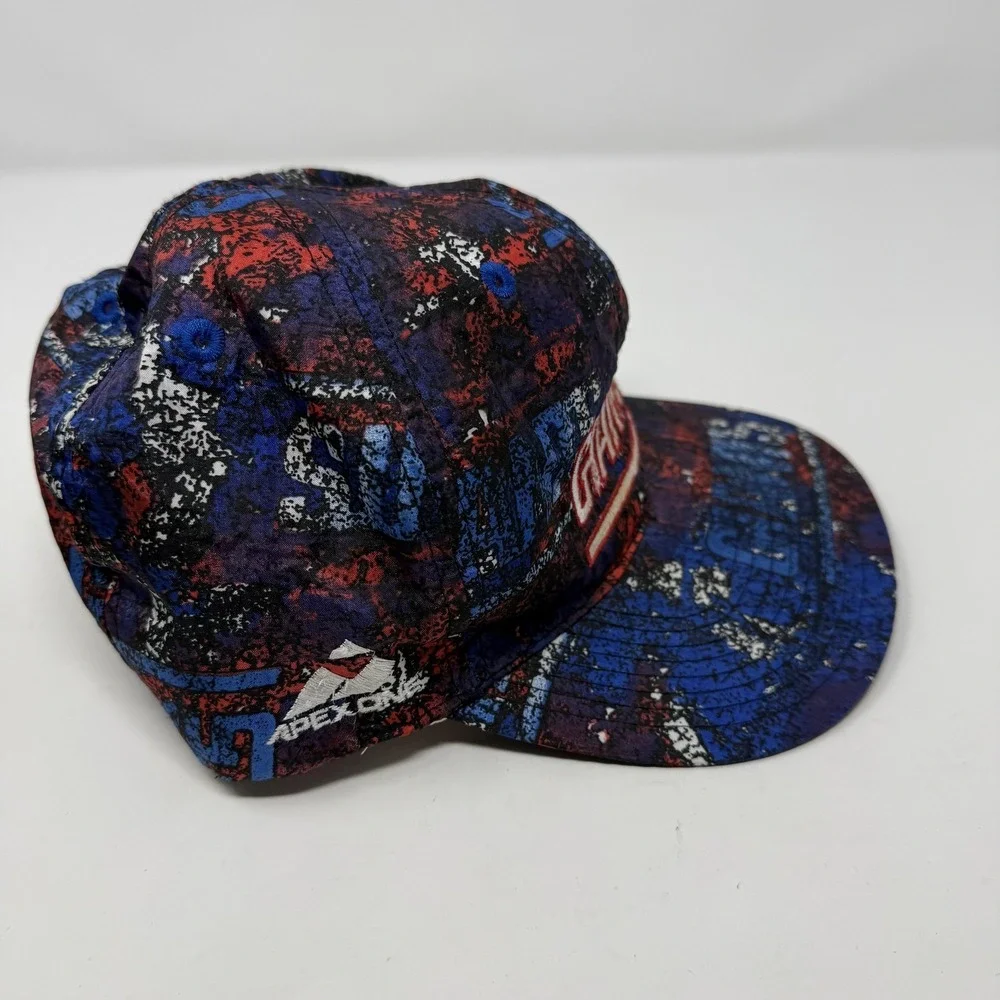 Vintage New York Giants Hat Cap Snapback Mens Blue NFL Football Apex One 90s